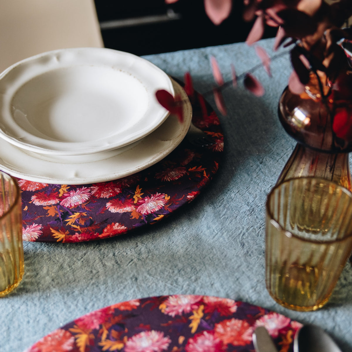 Sottopiatto Kiku rosa | A Simple Pattern