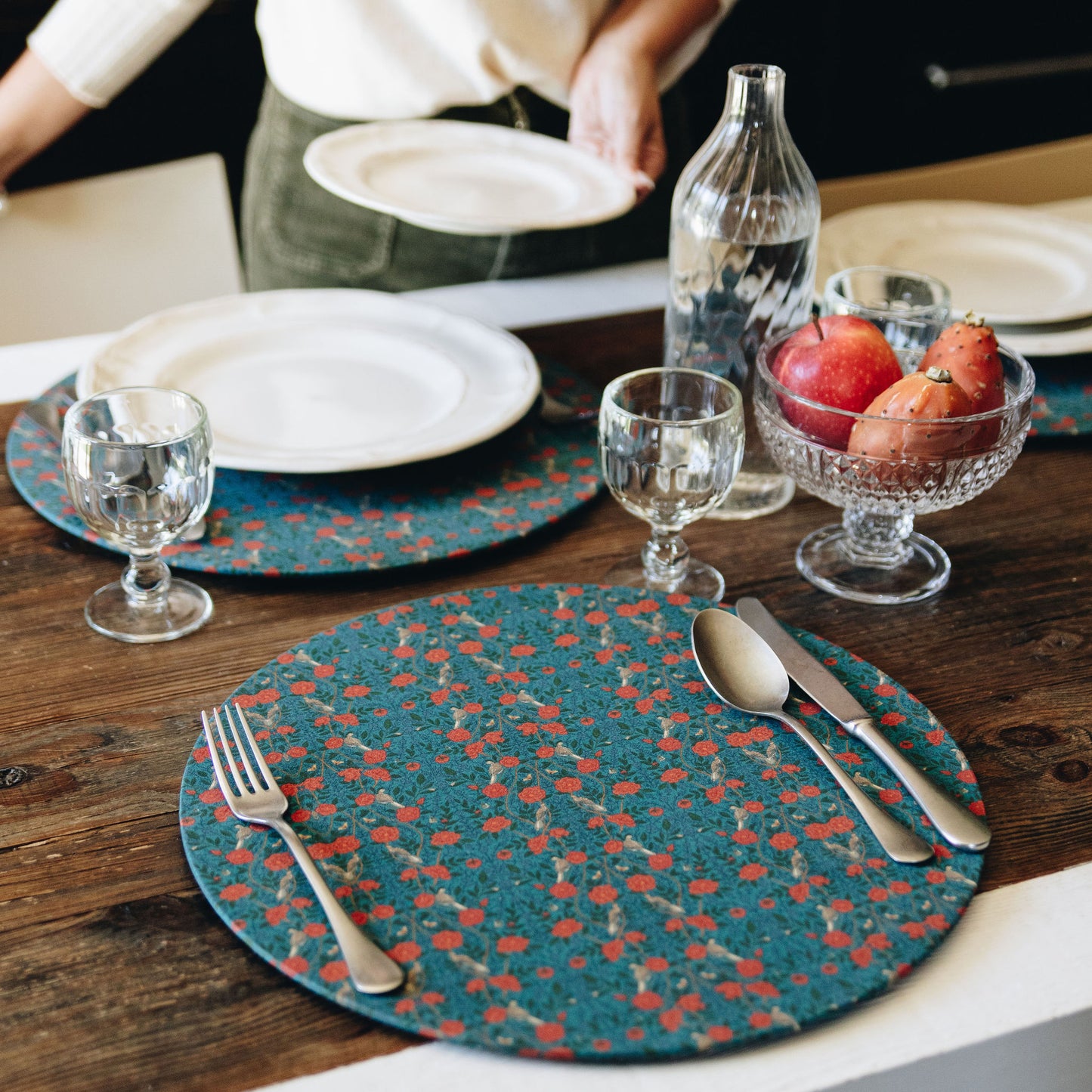 Sottopiatto Teal - Collezione Agnes