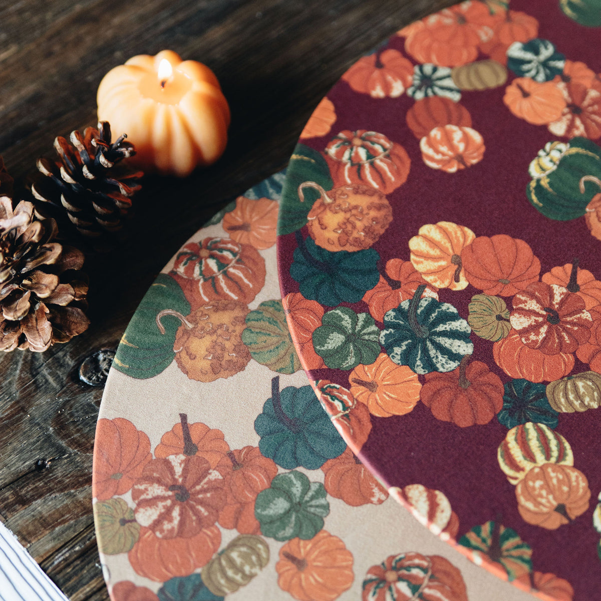 Sottopiatto zucche bordeaux | A Simple Pattern