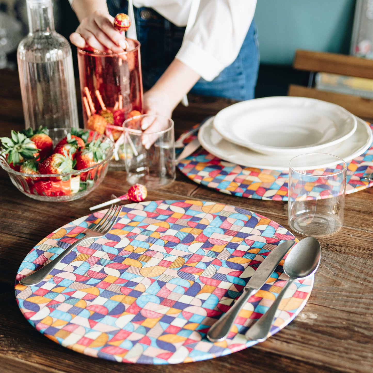 Sottopiatto Curvy tetris - A Simple Pattern Collection