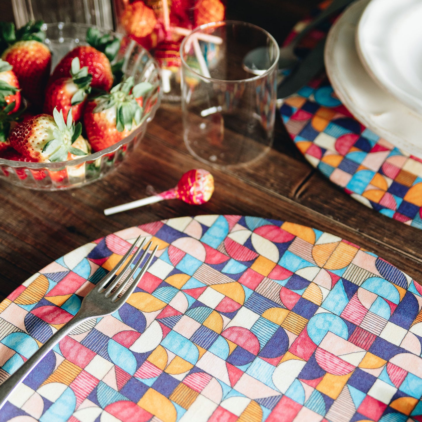 Sottopiatto Curvy tetris - A Simple Pattern Collection
