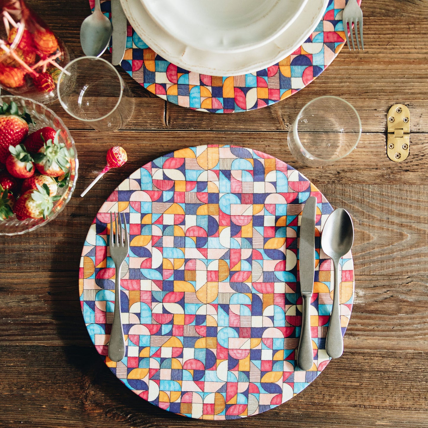 Sottopiatto Curvy tetris - A Simple Pattern Collection