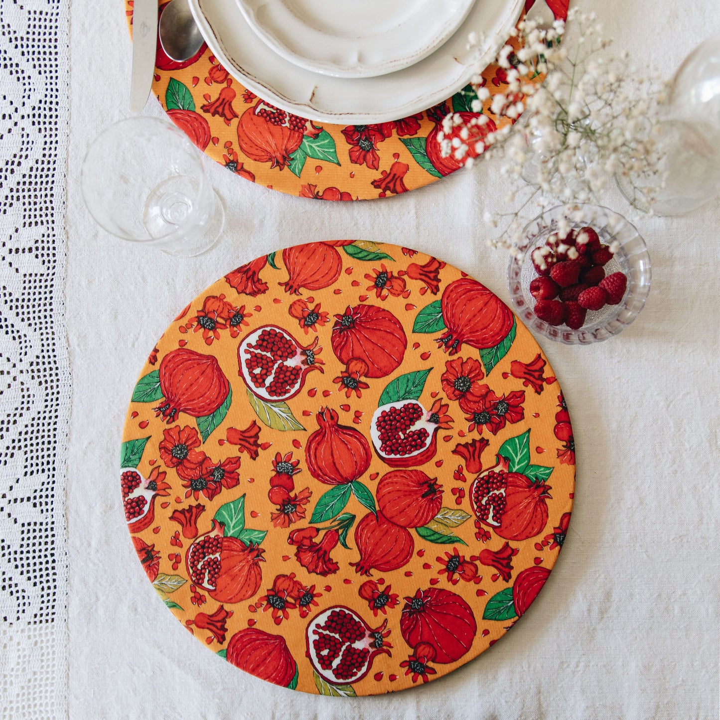 Sottopiatto Melograno - A Simple Pattern Collection