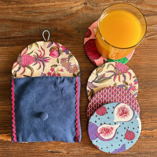 Set di 4 sottobicchieri sfoderabili | LunaSofì