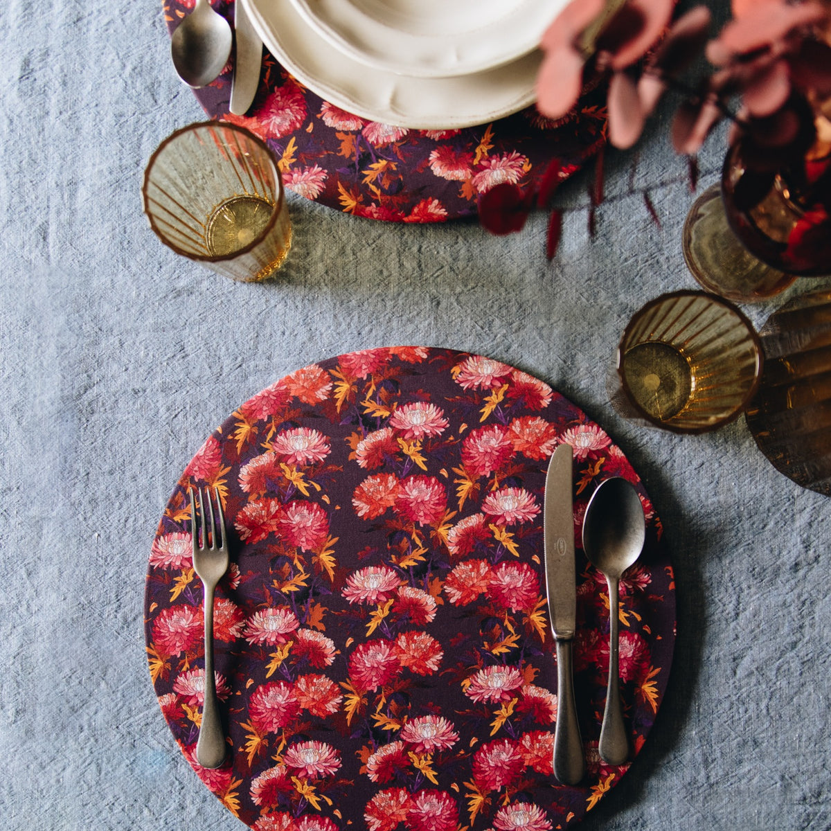 Sottopiatto Kiku rosa | A Simple Pattern