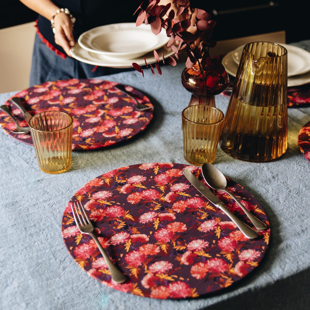 Sottopiatto Kiku rosa | A Simple Pattern