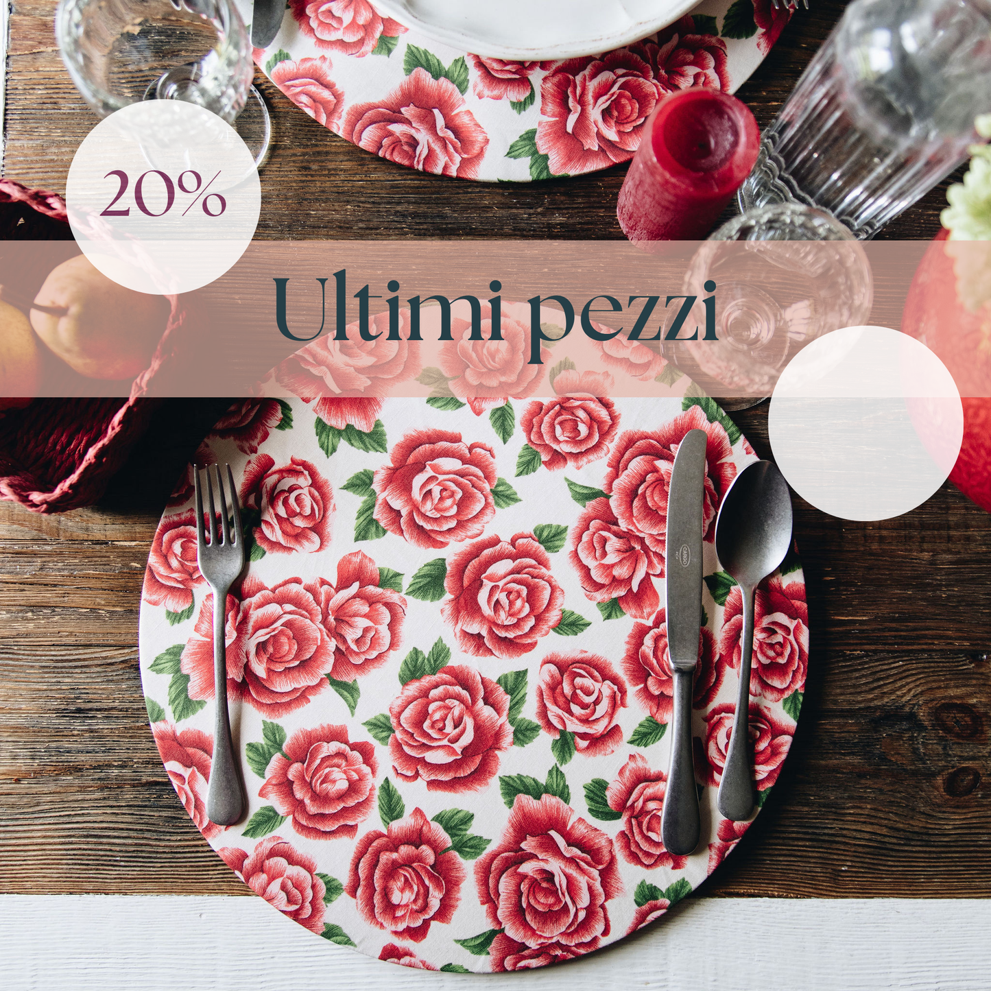 Sottopiatto Roses