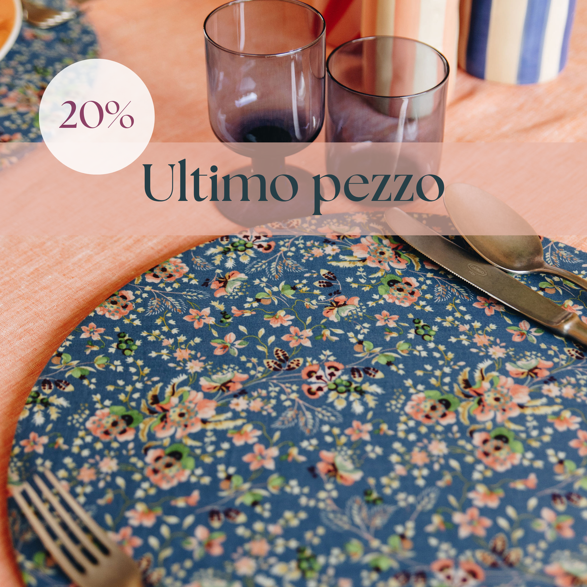 Sottopiatto Flora | Double face