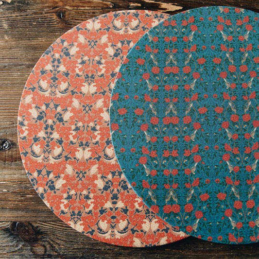 Combo sottopiatti Teal & Ember