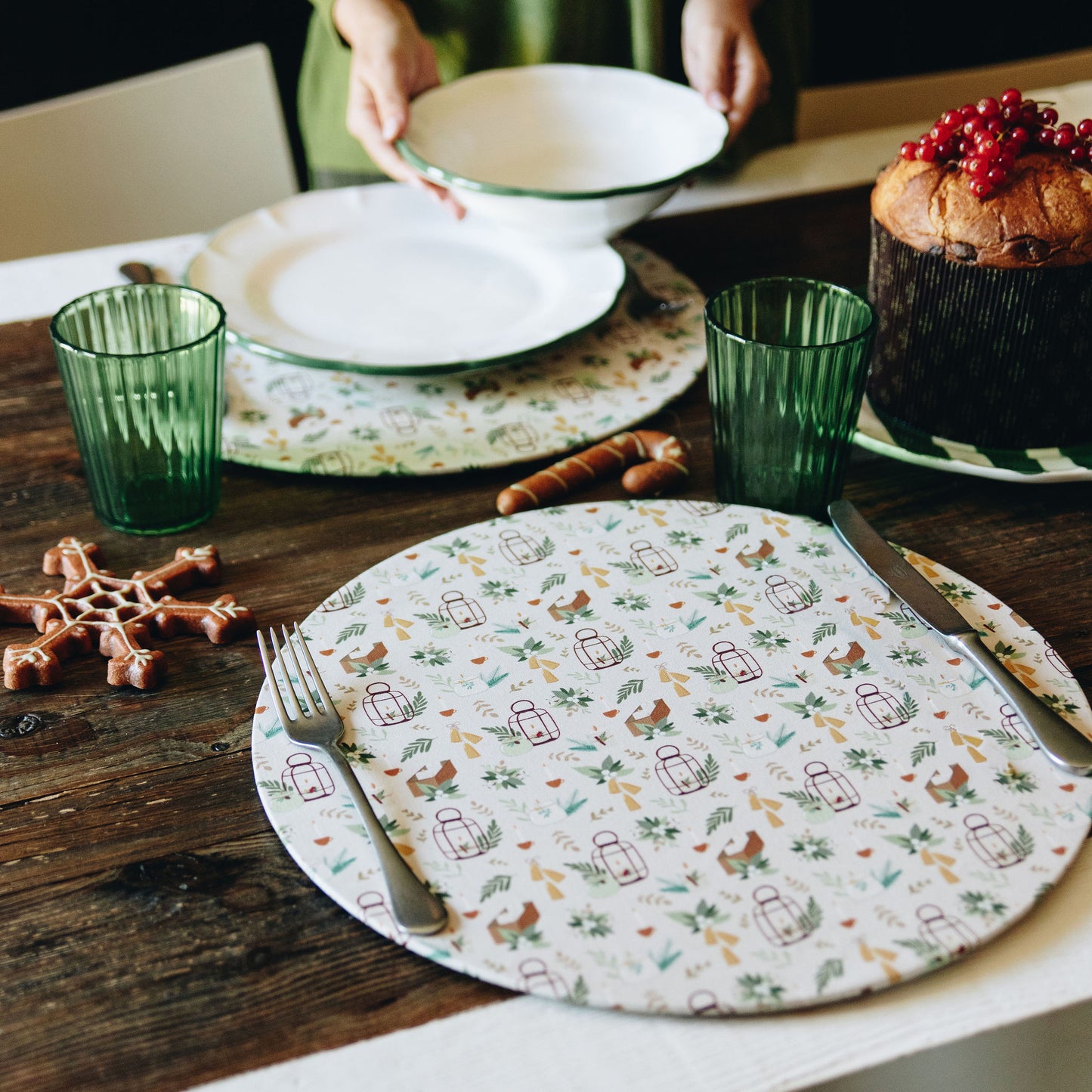 Sottopiatto Candlelight Christmas