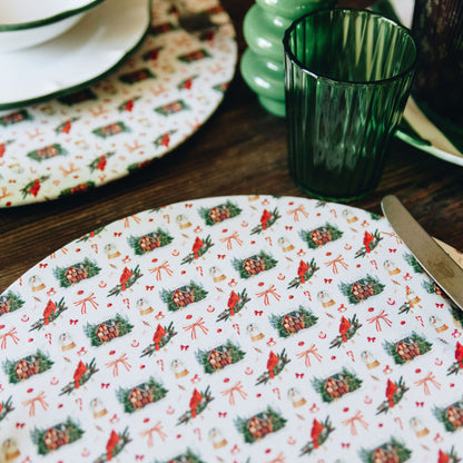 Sottopiatto Chalet di Natale