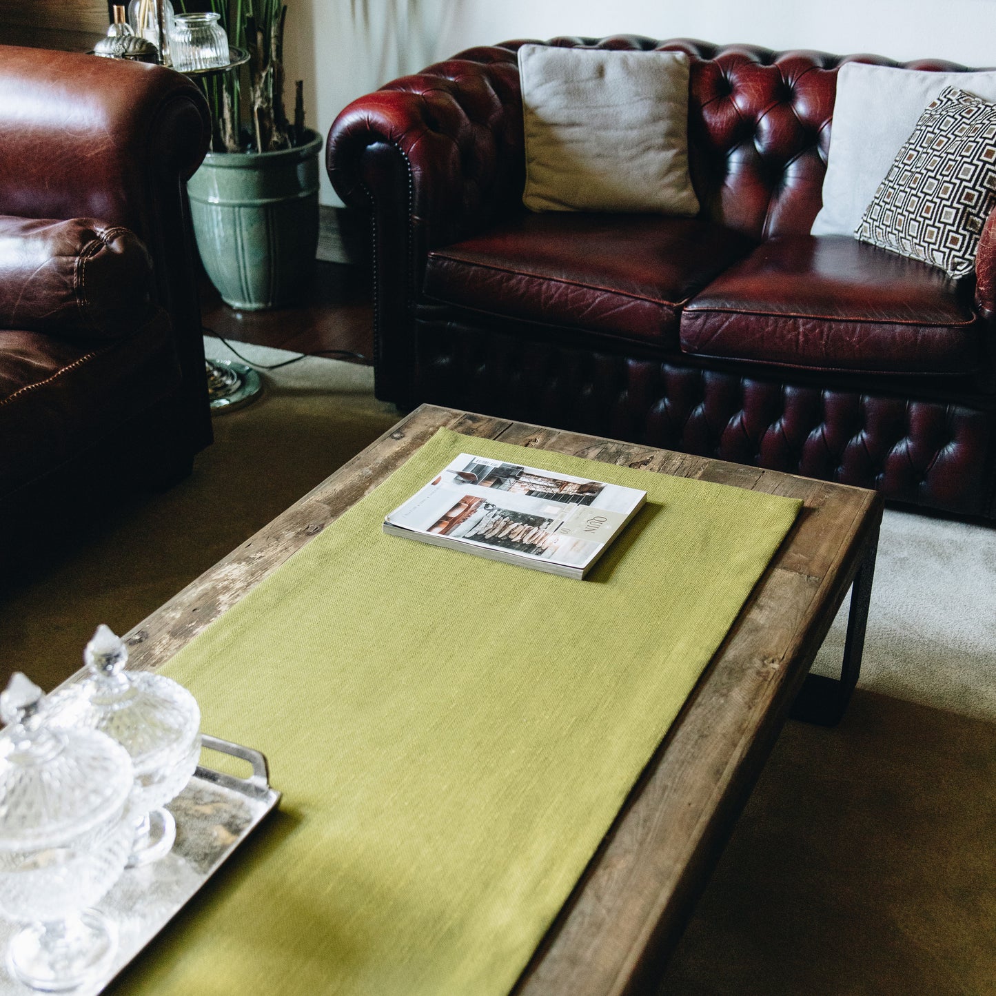 Runner da tavola Pistachio