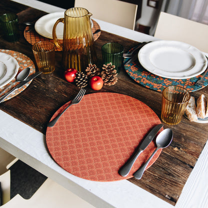 Sottopiatto Rouge Mosaic - Agnes Collection