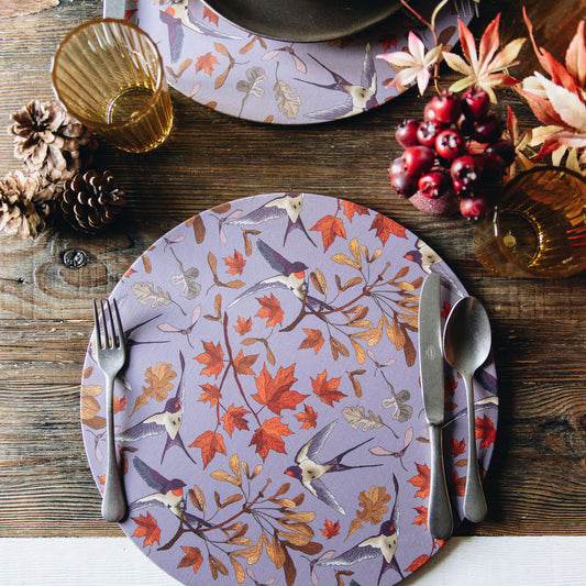 Sottopiatto Volo d'autunno - A Simple Pattern Collection