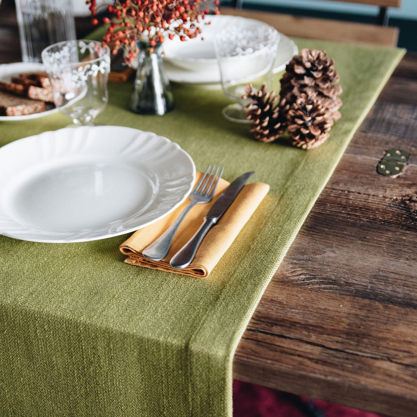 Runner da tavola Pistachio