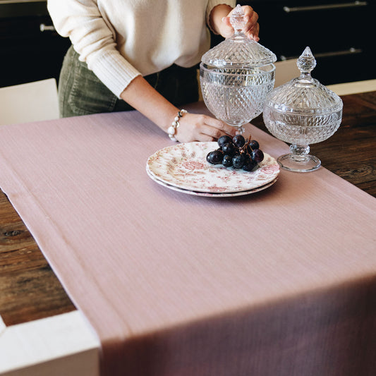 Runner da tavola Dusky Rose